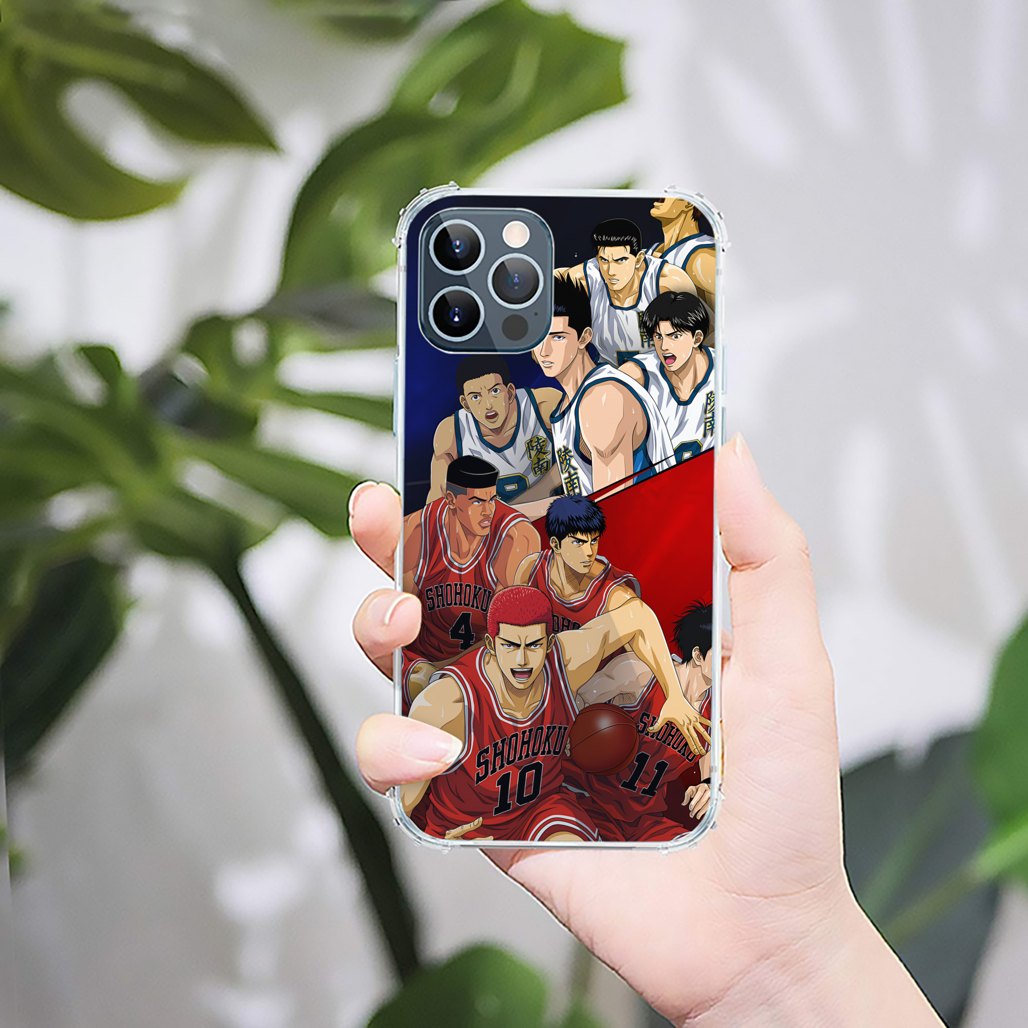 （画像用） SLAM DUNK／スラムダンク 【iPhone 12シリーズ対応】透明スマホケース（クリアソフトケース）